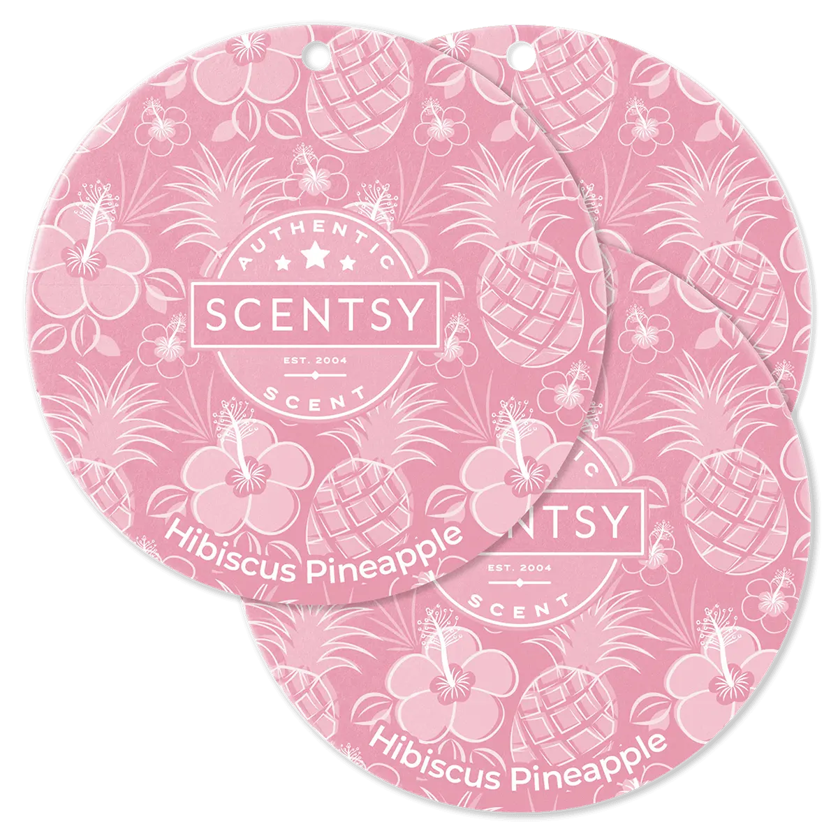 Hibiscus Pineapple Scent Circle 3-Pack