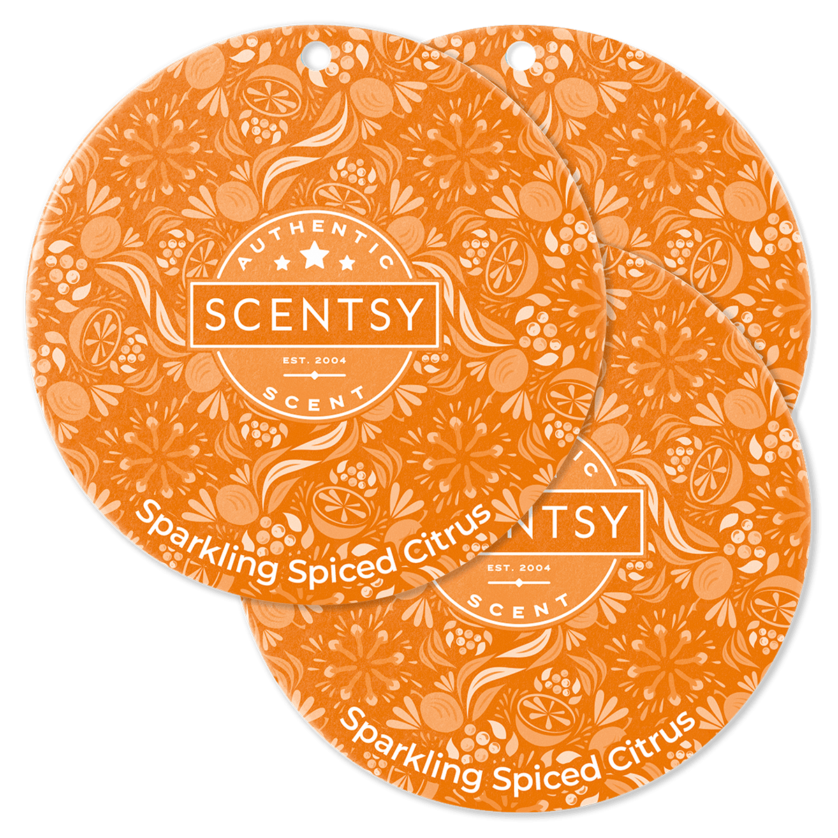 Sparkling Spiced Citrus Scent Circle 3-Pack