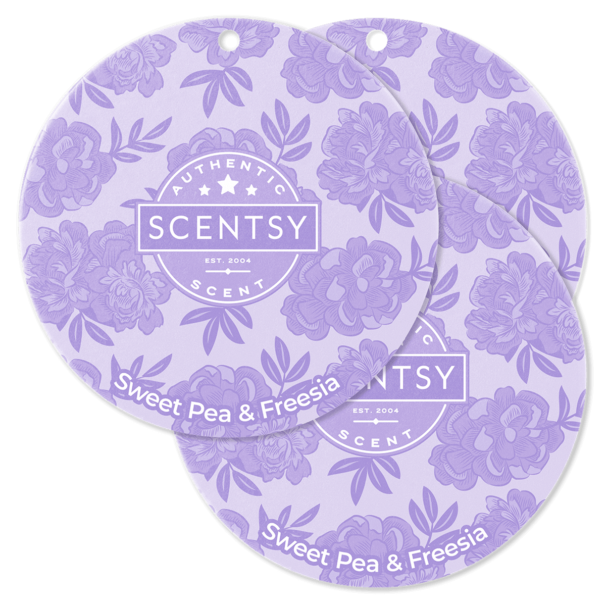Sweet Pea & Freesia Scent Circle 3-Pack