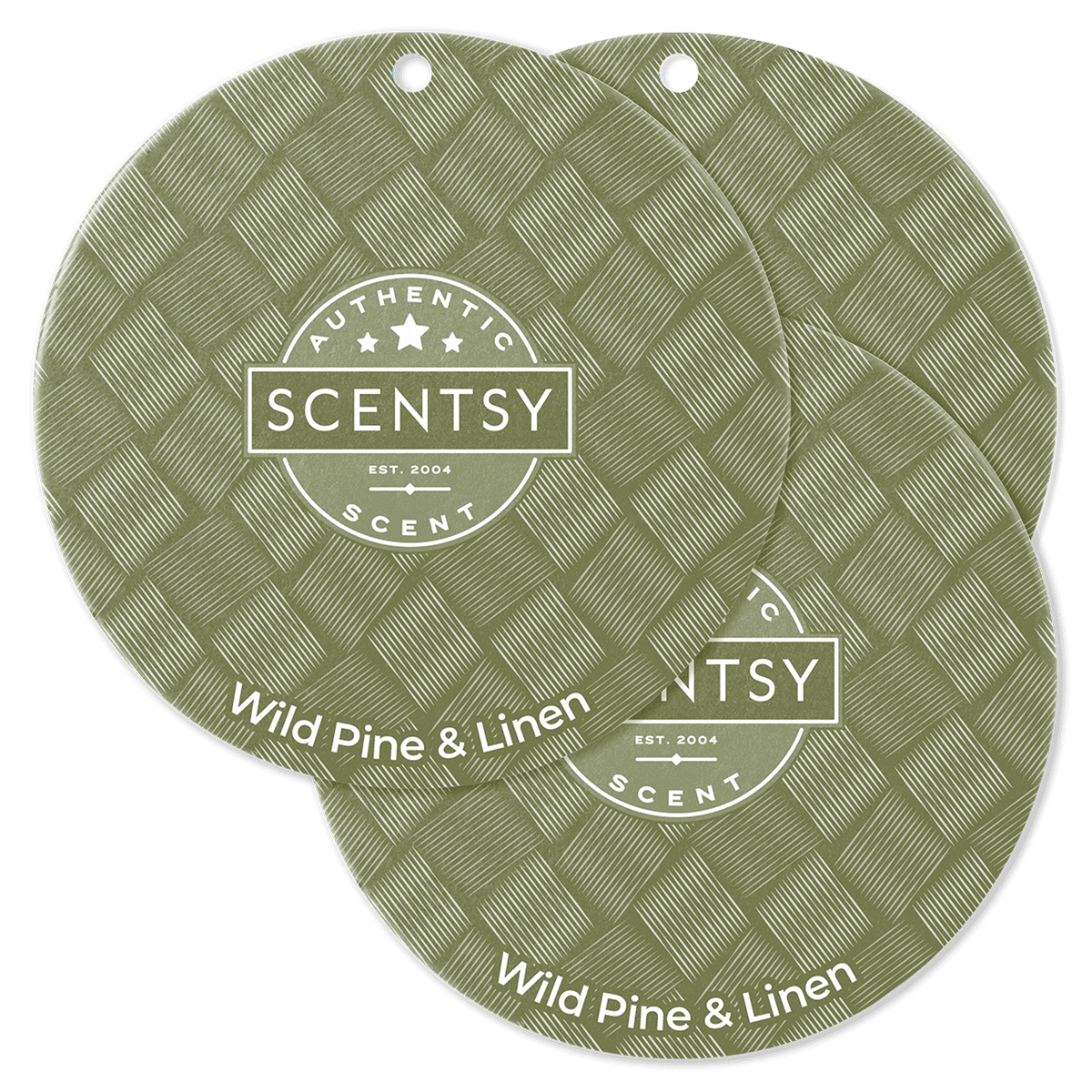 Wild Pine & Linen Scent Circle 3-Pack