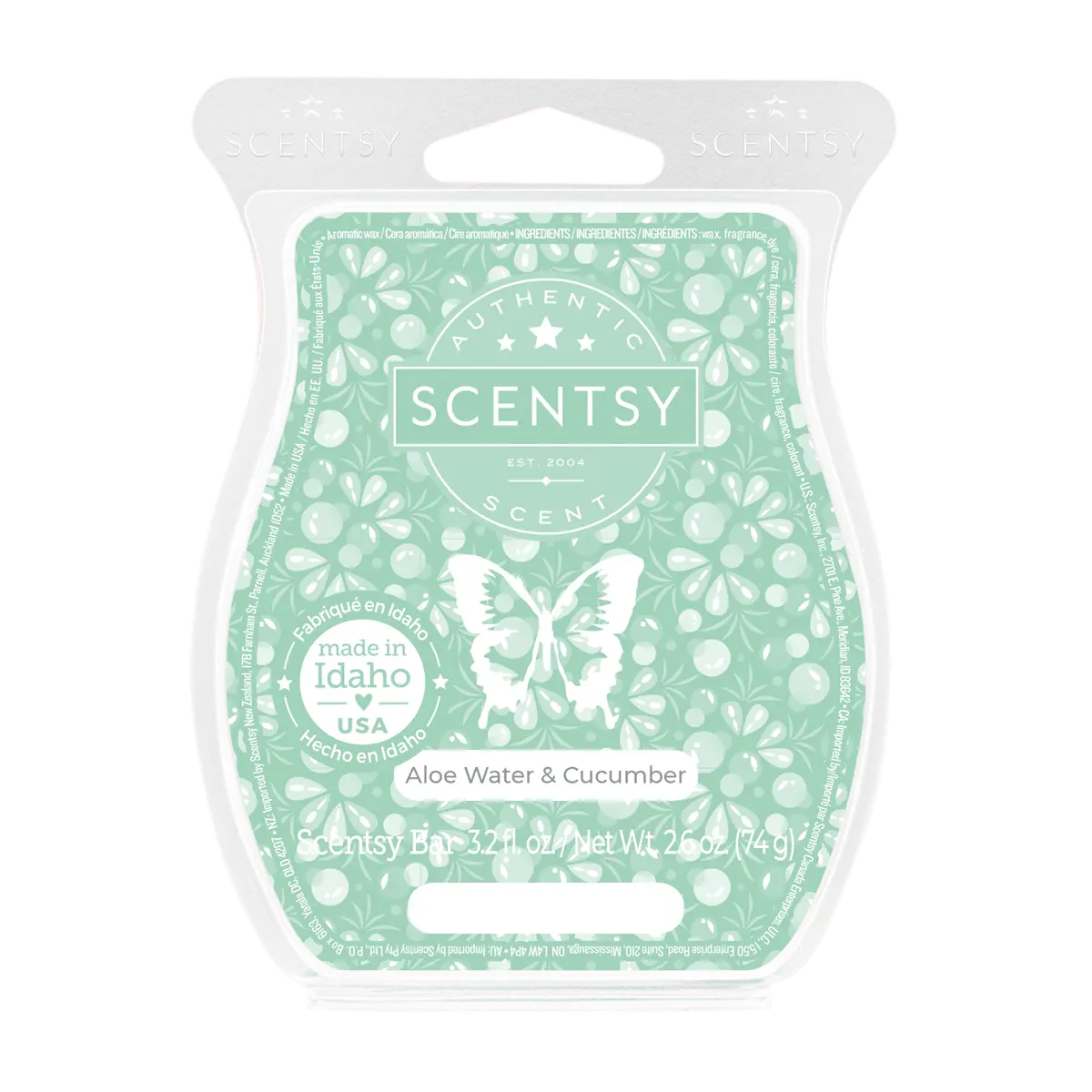 Aloe Water & Cucumber Scentsy Bar