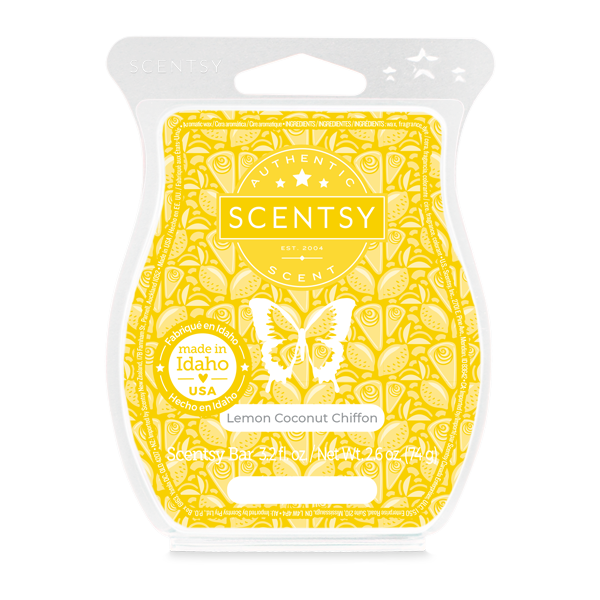 Lemon Coconut Chiffon Scentsy Bar
