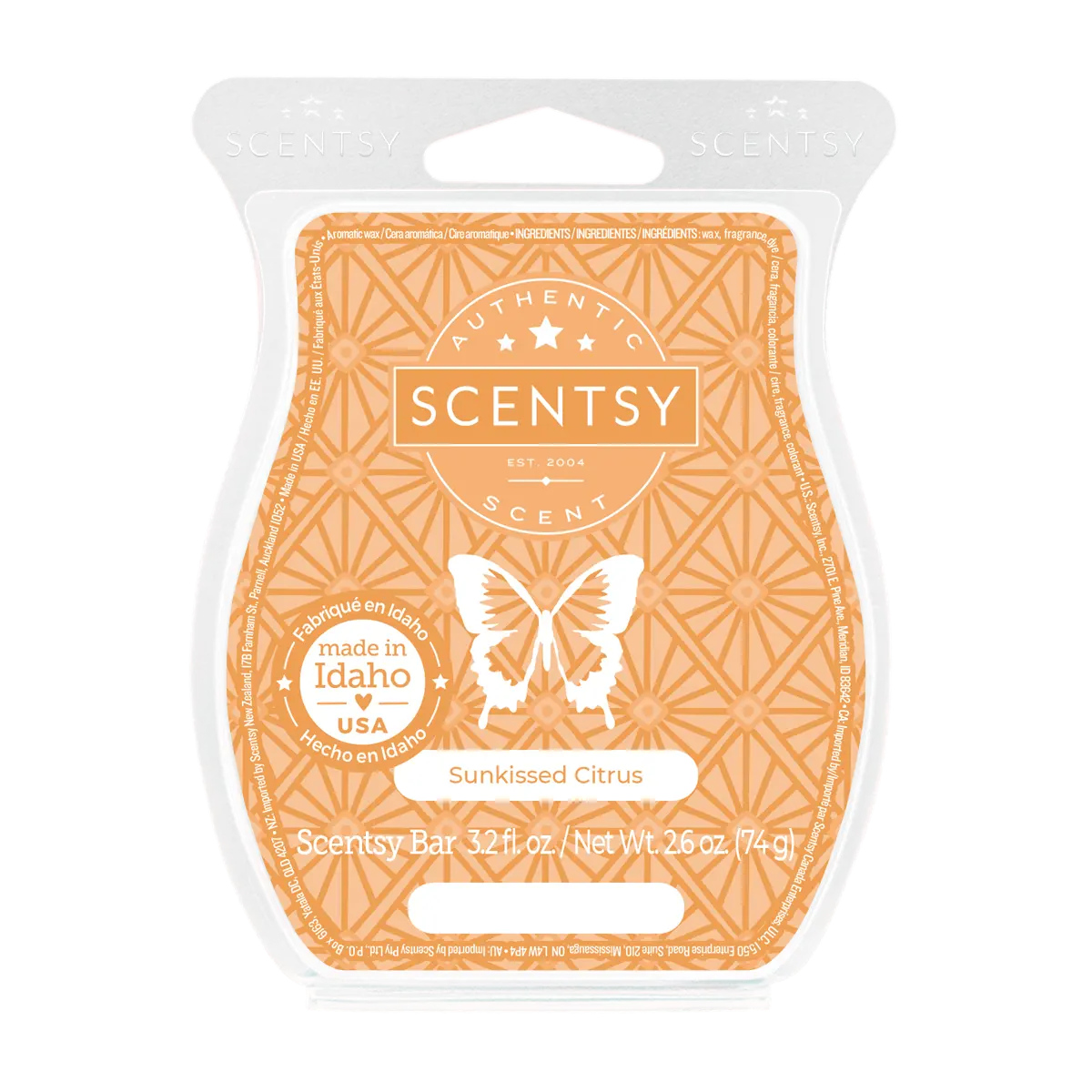 Sunkissed Citrus Scentsy Bar