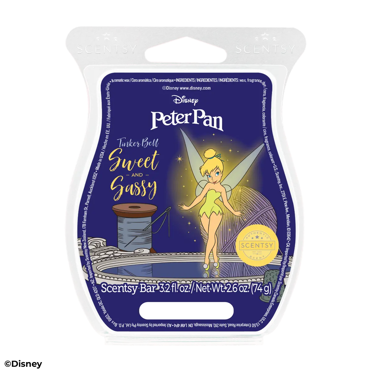 Tinker Bell: Sweet and Sassy Scentsy Bar