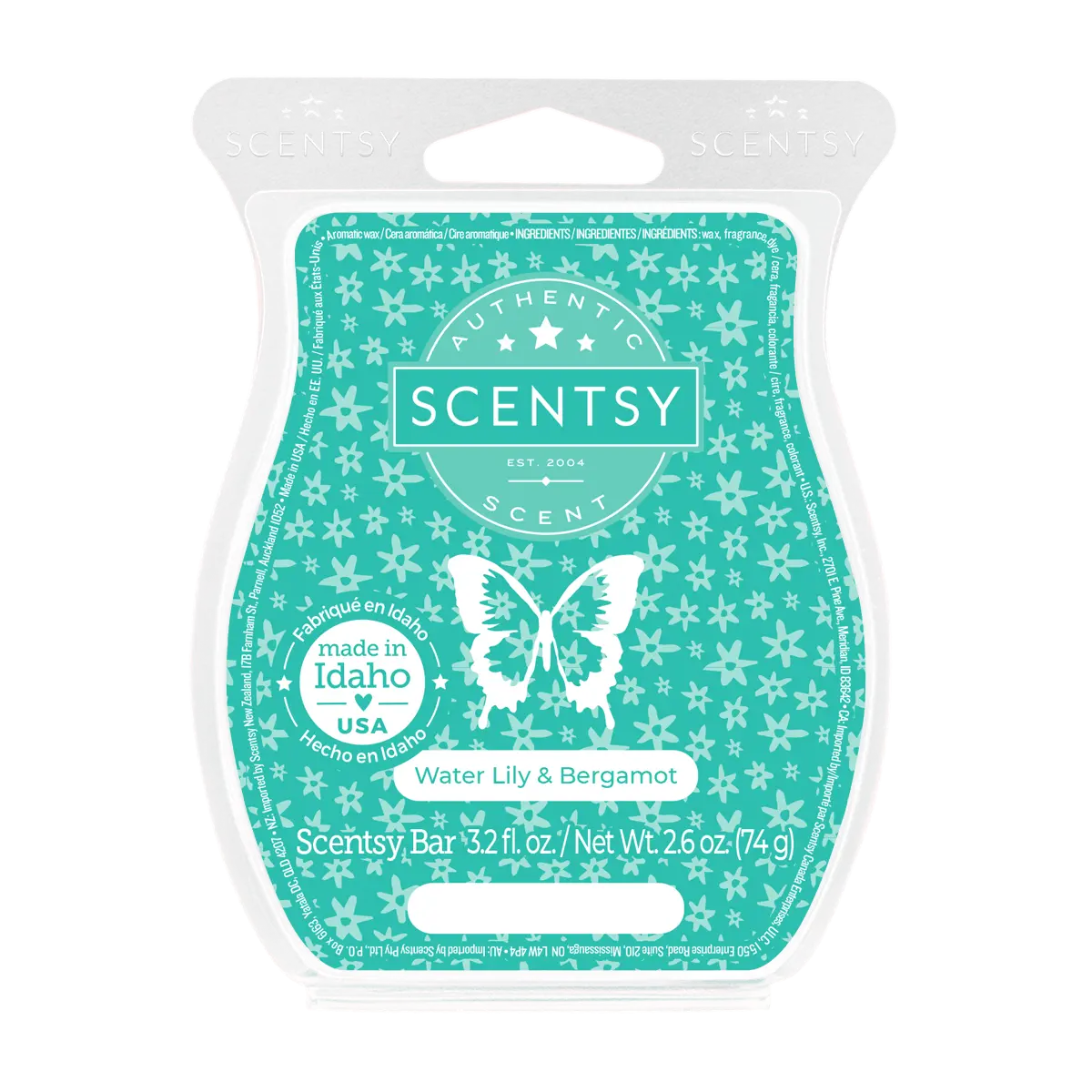 Water Lily & Bergamot Scentsy Bar