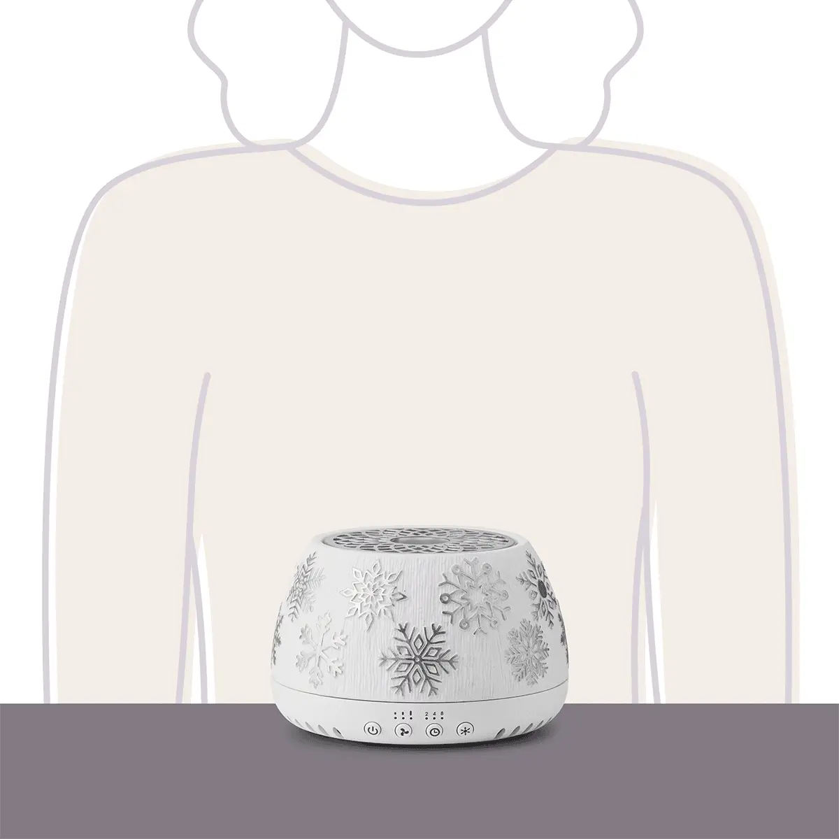 Scentsy Air Quad Silver – Snowflake - Image 5