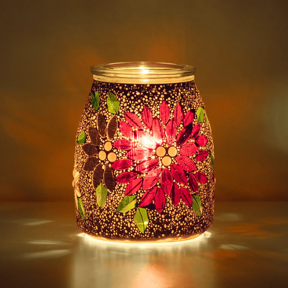 Luminous Poinsettia Warmer - Image 3