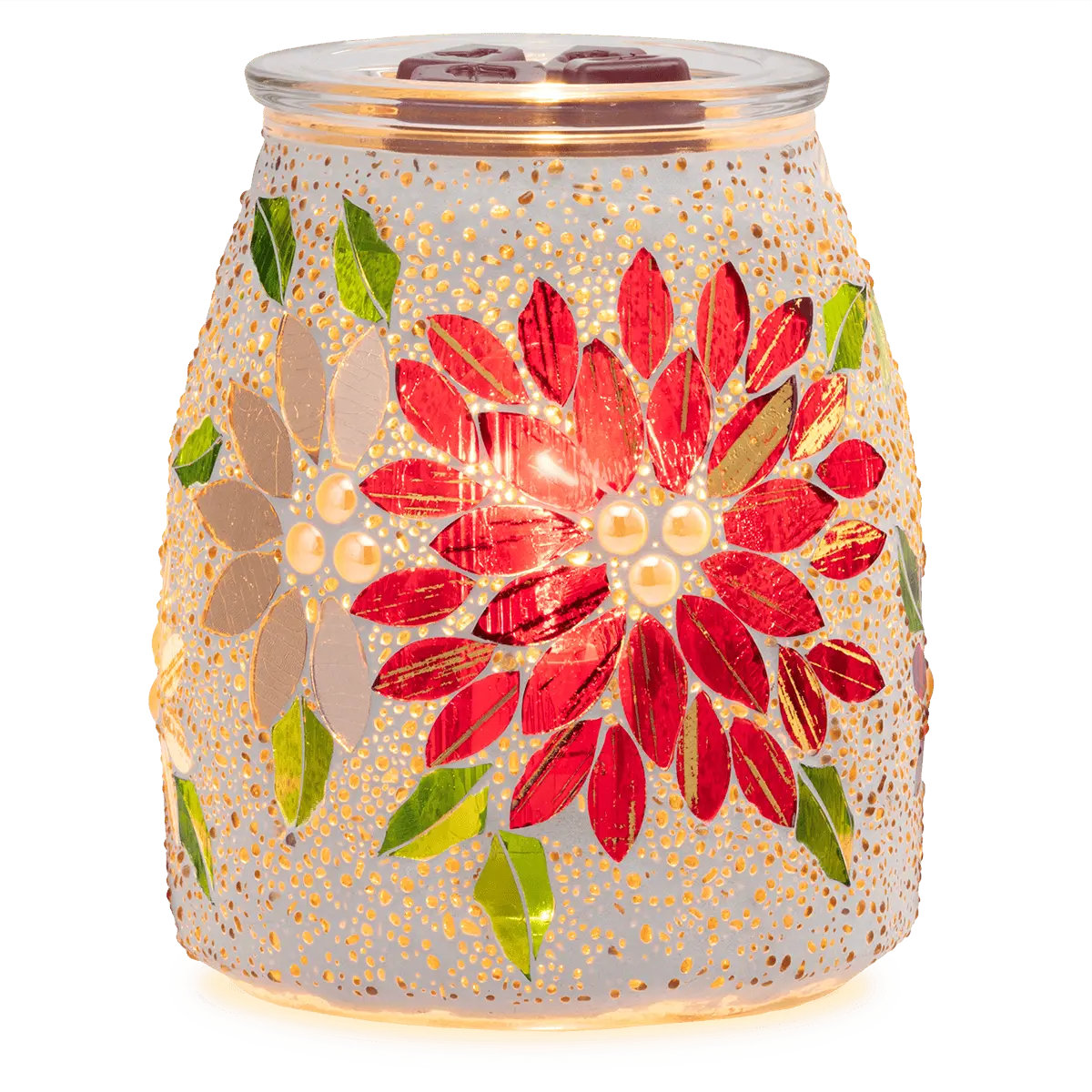 Luminous Poinsettia Warmer