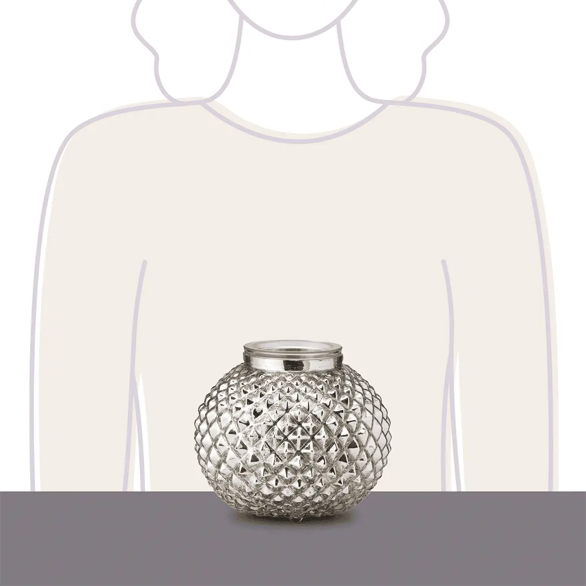 Victorian Glow – Silver Warmer - Image 4