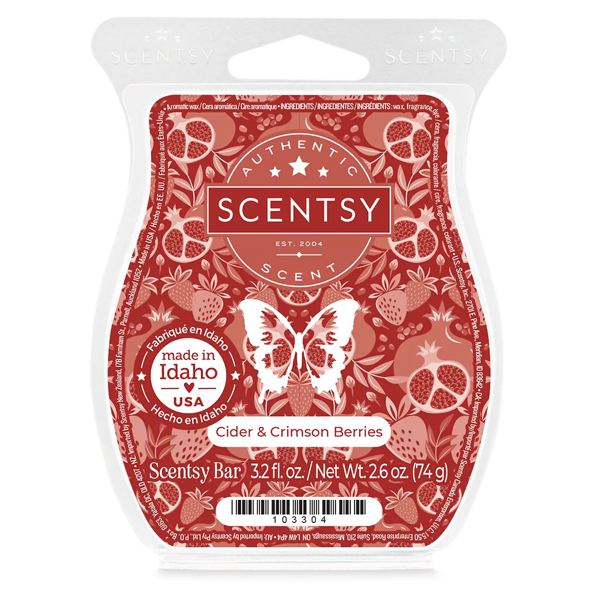 Cider & Crimson Berries Scentsy Bar