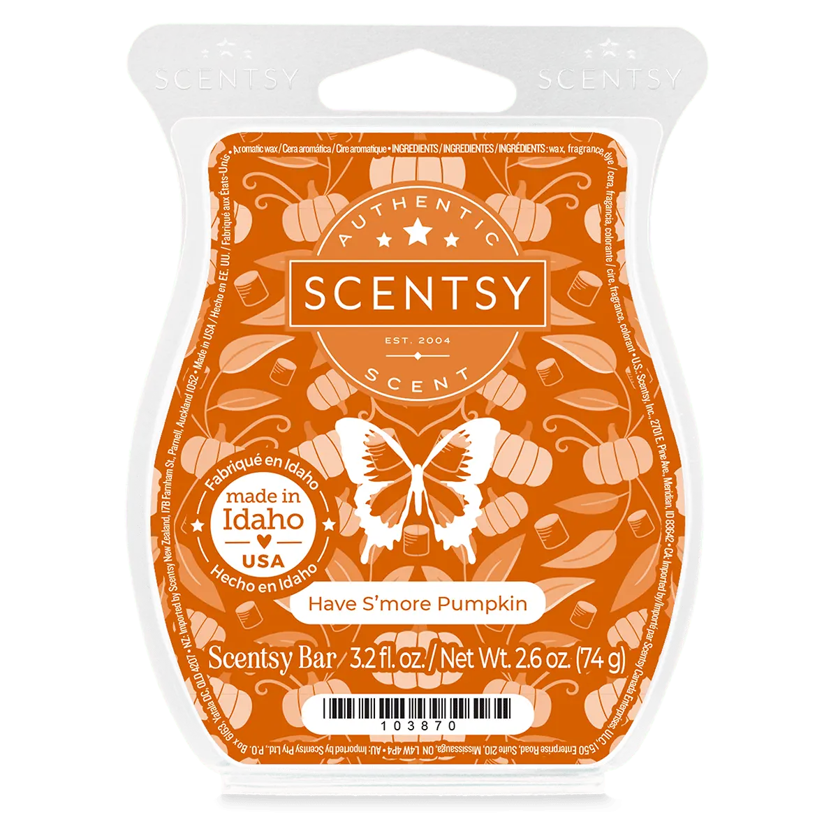 Have S'more Pumpkin Scentsy Bar