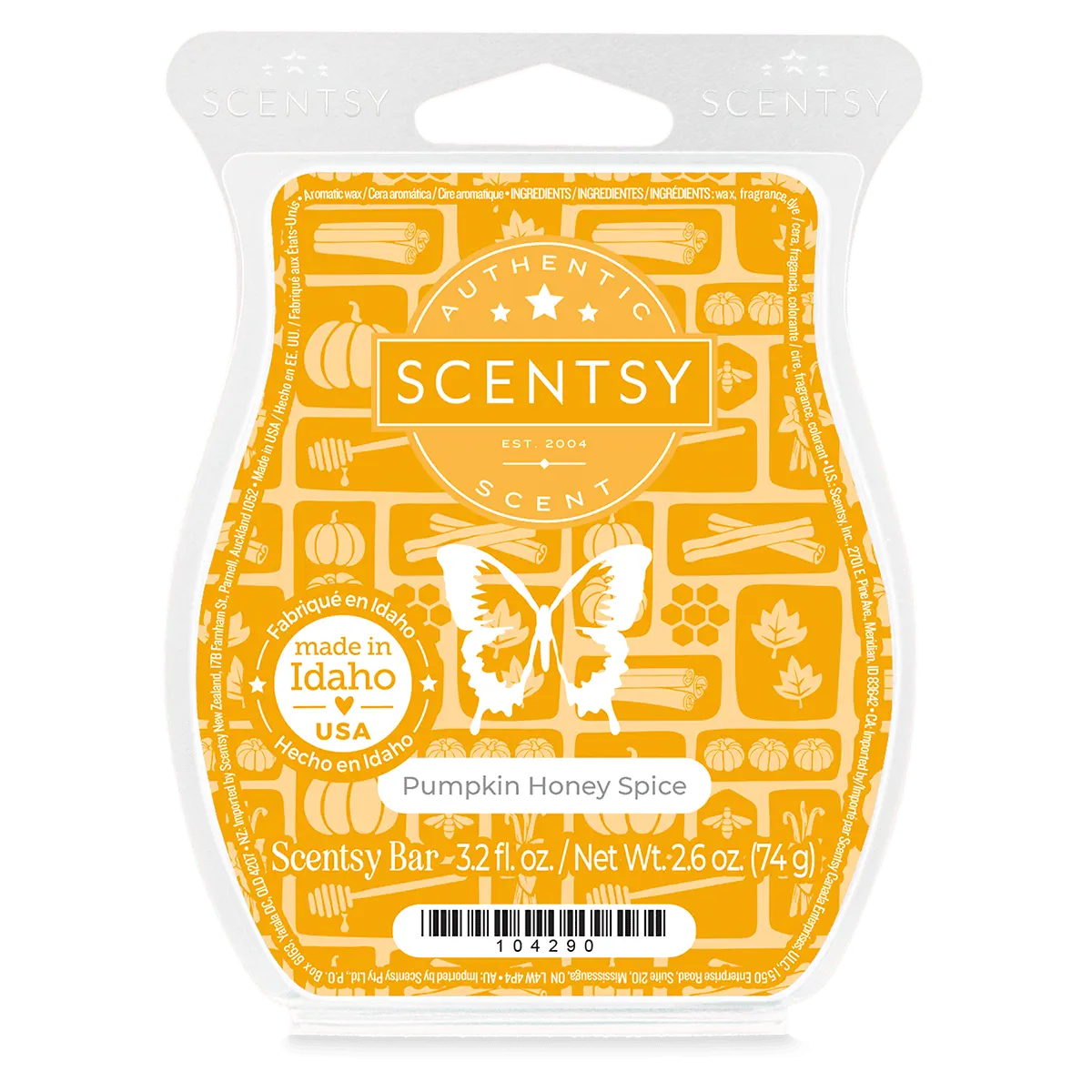 Pumpkin Honey Spice Scentsy Bar