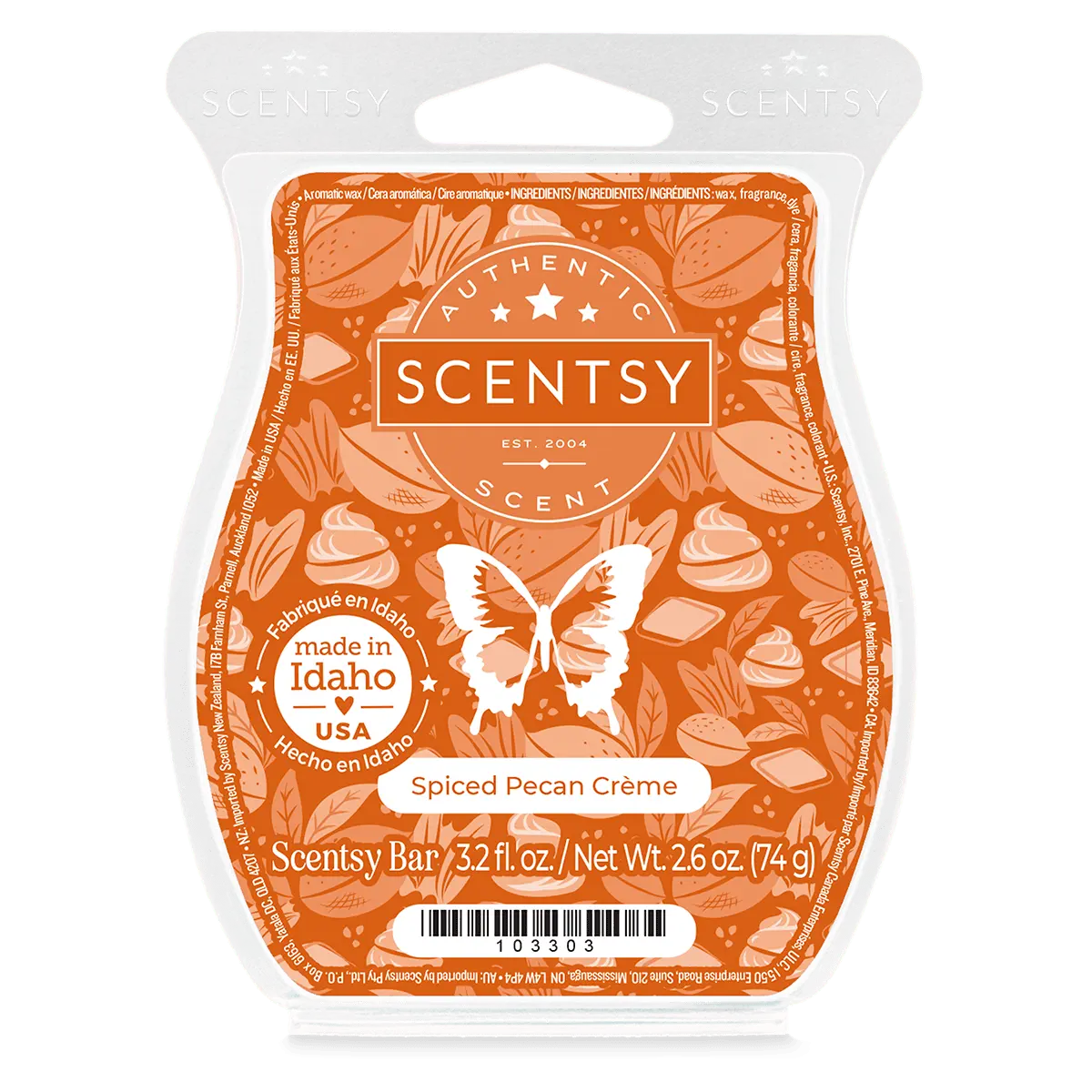 Spiced Pecan Crème Scentsy Bar