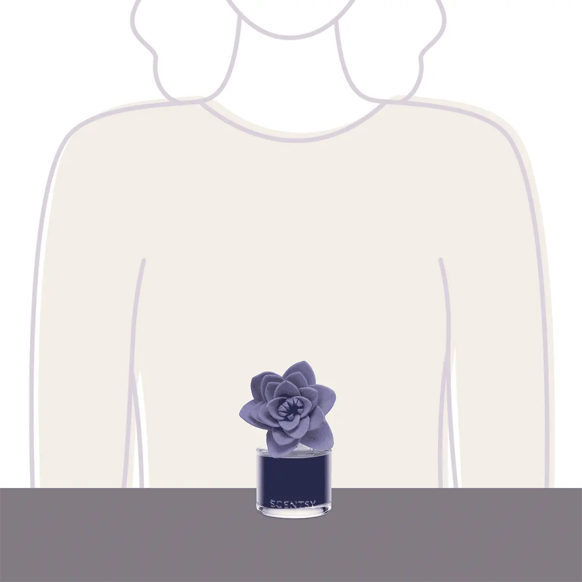 Snowed-In Flannel – Natural Poinsettia Fragrance Flower - Image 4