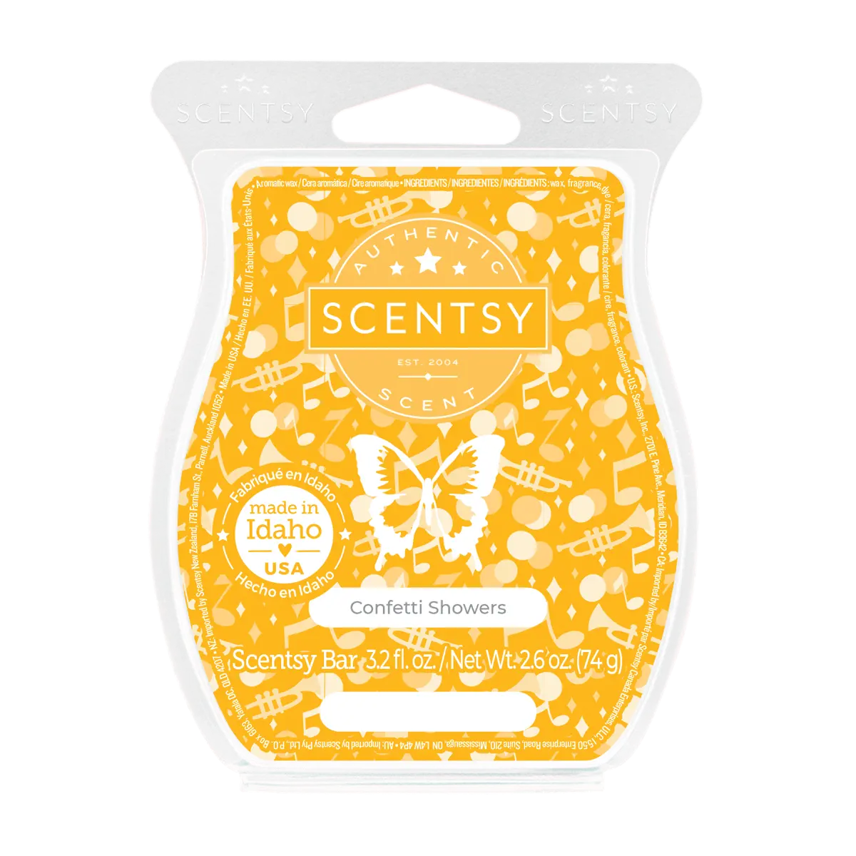 Confetti Showers Scentsy Bar