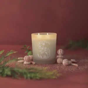 Sugared Peppermint Pine Scented Candle
