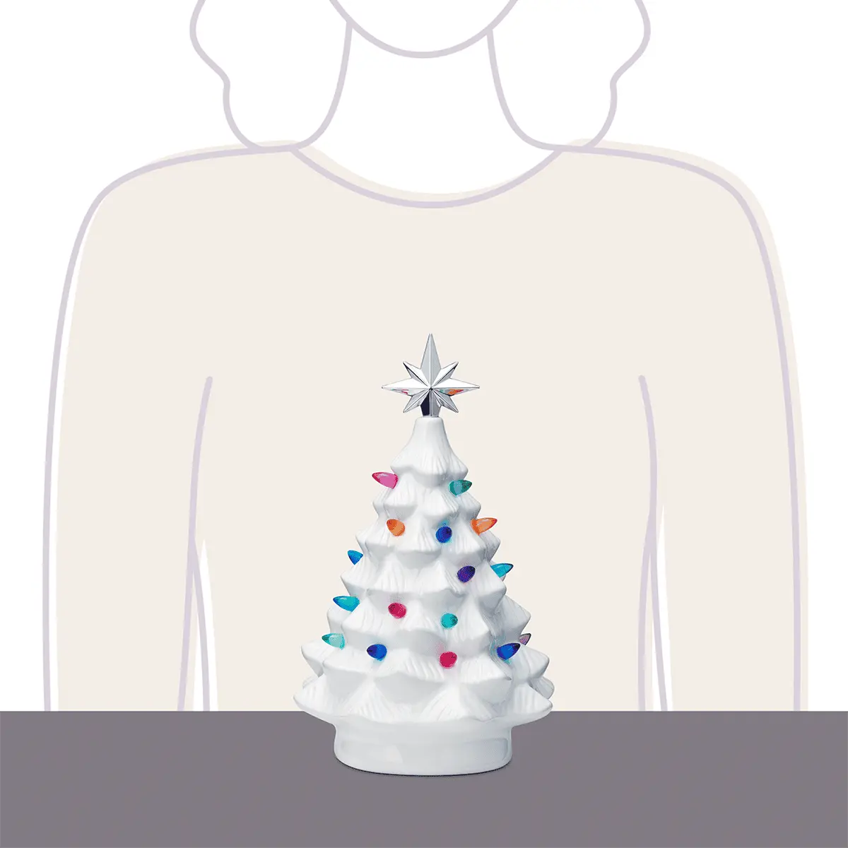 Merry Little Christmas – White Warmer - Image 5