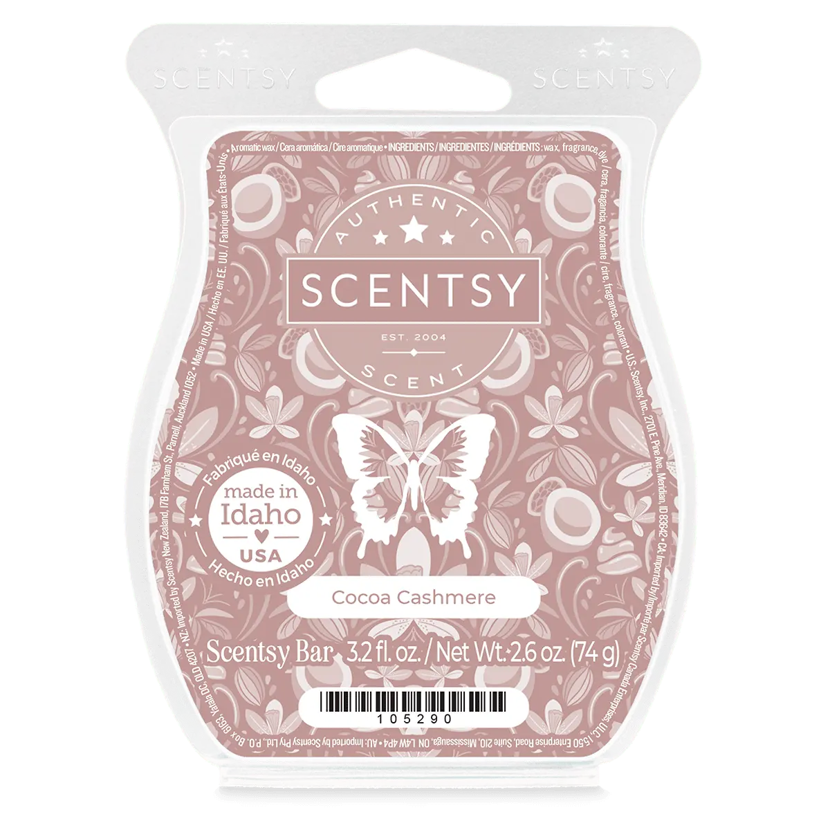 Cocoa Cashmere Scentsy Bar