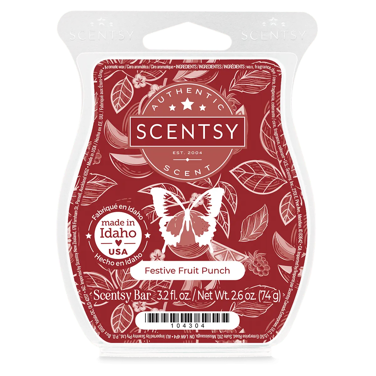 Festive Fruit Punch Scentsy Bar