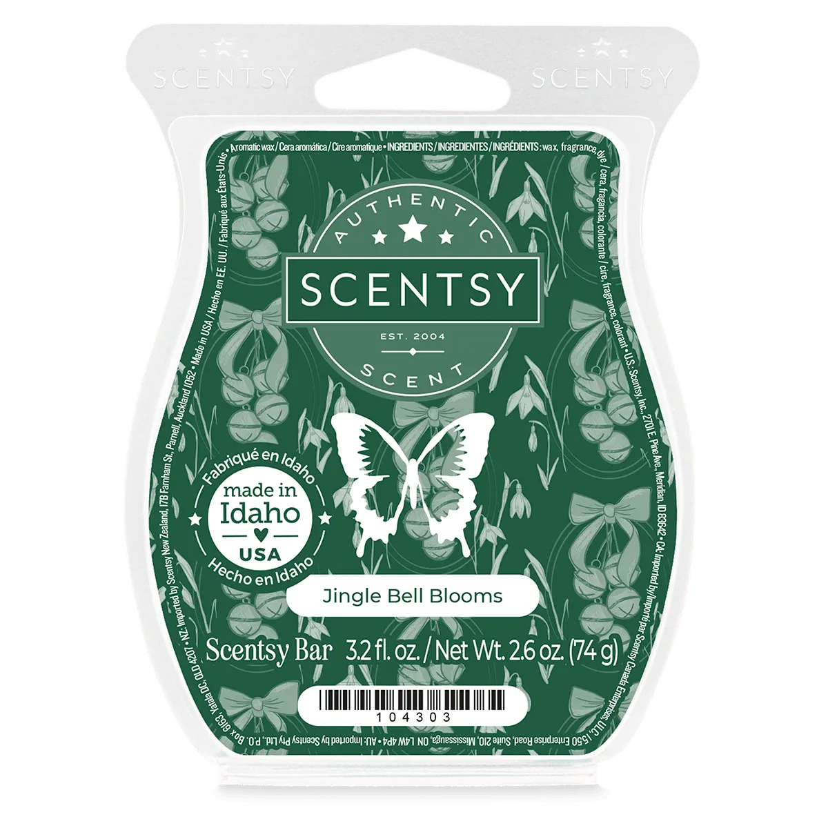 Jingle Bell Blooms Scentsy Bar