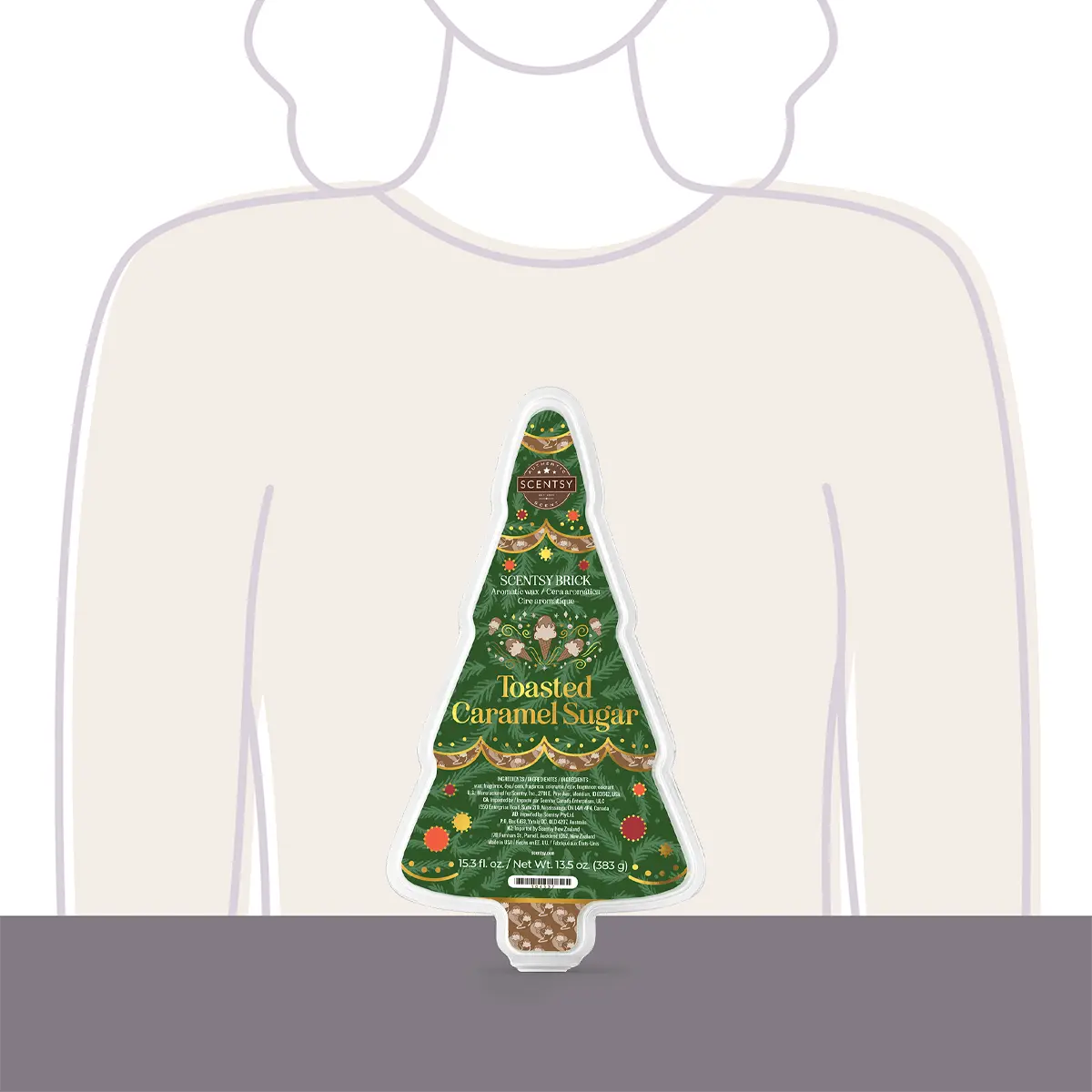 Toasted Caramel Sugar Scentsy Brick - Image 2