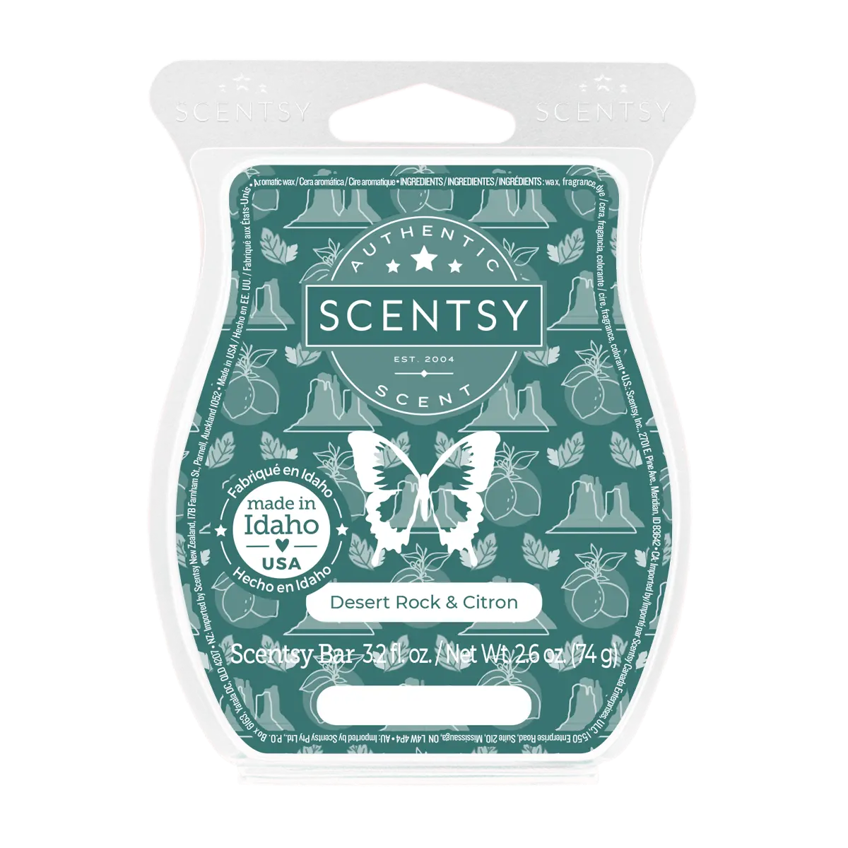 Desert Rock & Citron Scentsy Bar