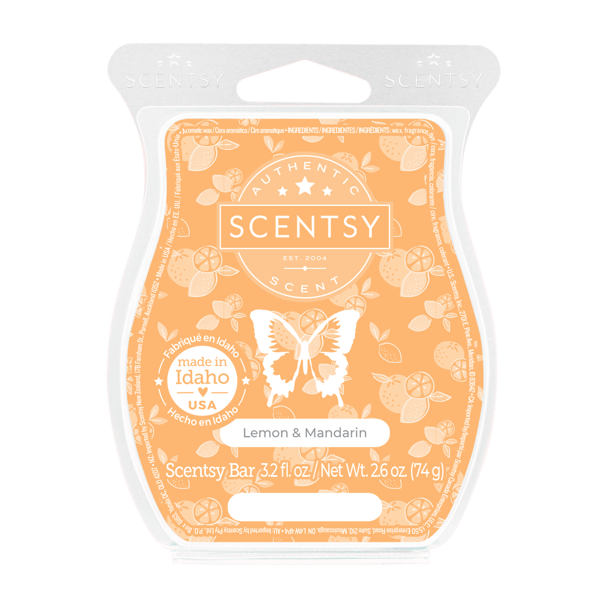 Lemon & Mandarin Scentsy Bar