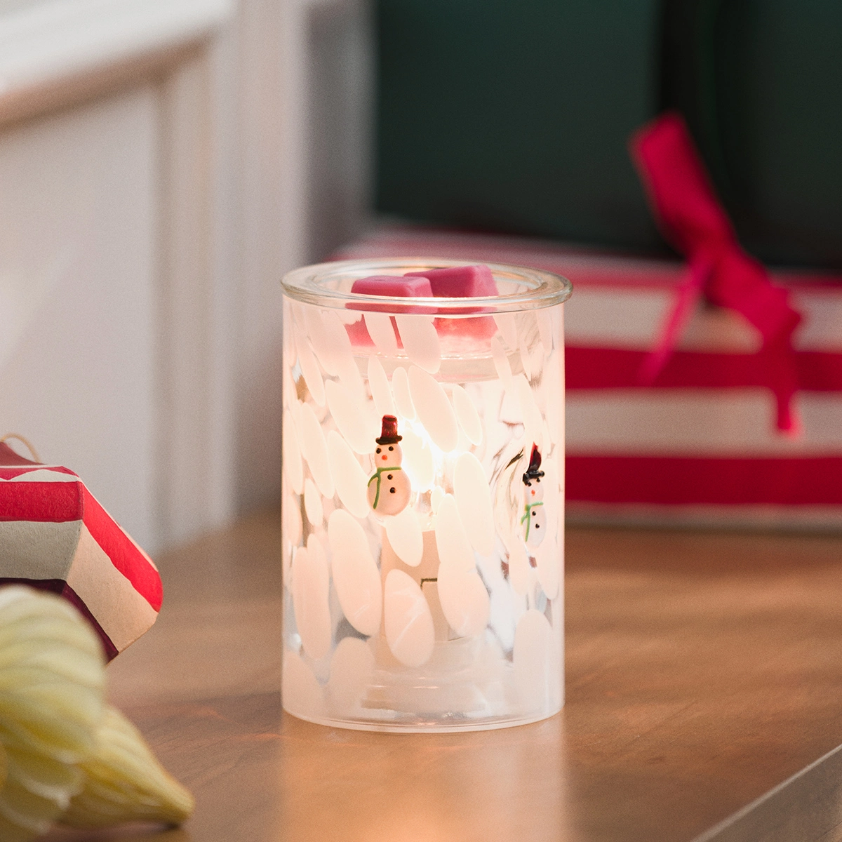 Snowman – Confetti Glass Warmer - Image 3