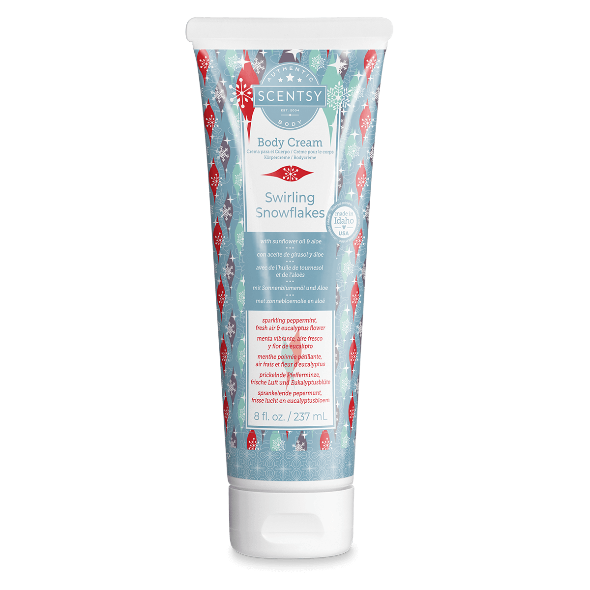 Swirling Snowflakes Body Cream