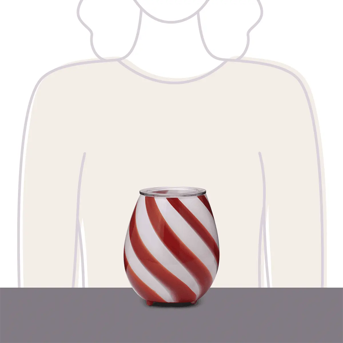 Peppermint Swirl Warmer - Image 5