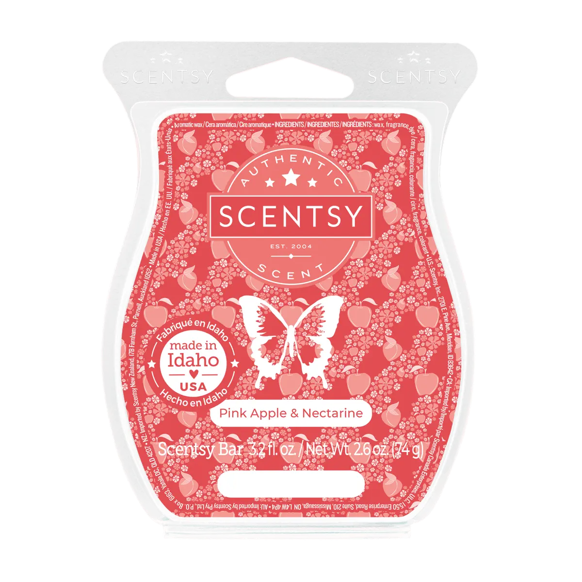 Pink Apple & Nectarine Scentsy Bar