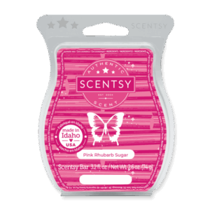 Pink Rhubarb Sugar Scentsy Bar