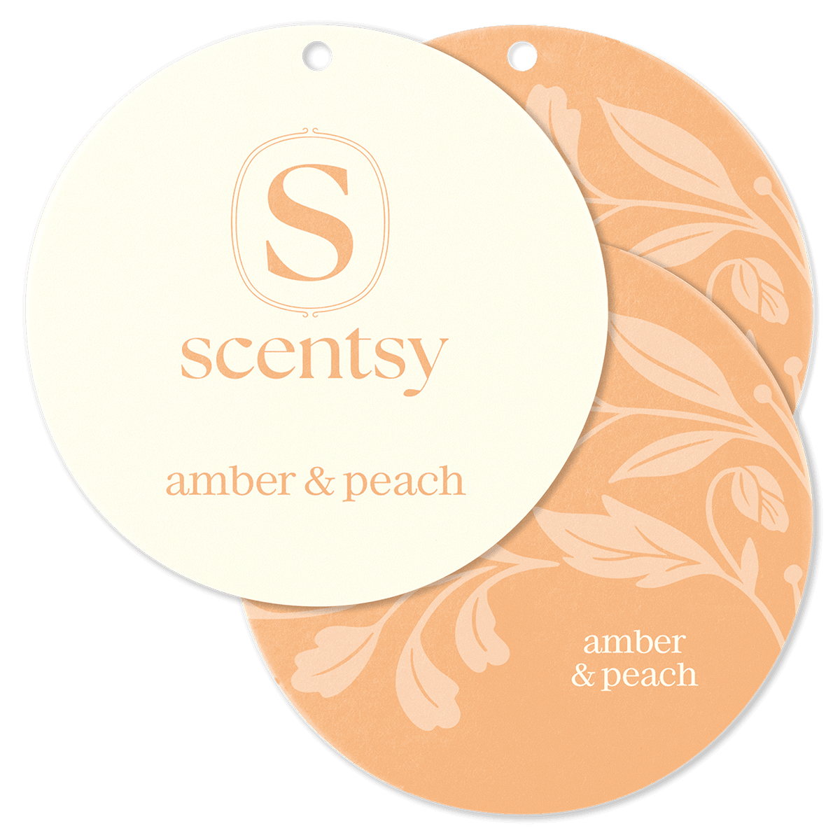 Amber & Peach Scent Circle 3-Pack
