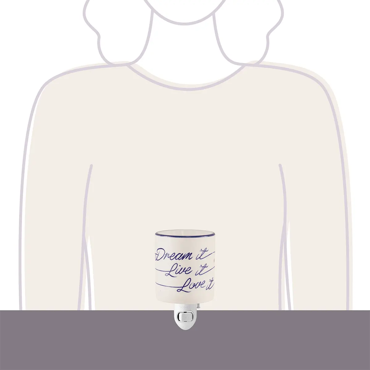 Dream It, Live It, Love It Mini Warmer - Image 2