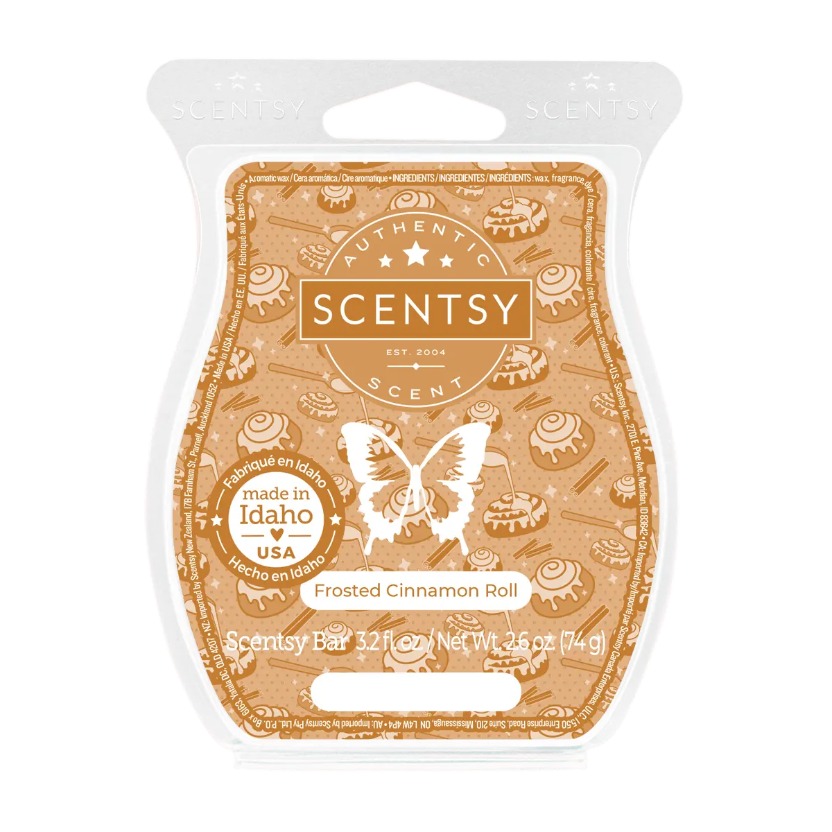 Frosted Cinnamon Roll Scentsy Bar