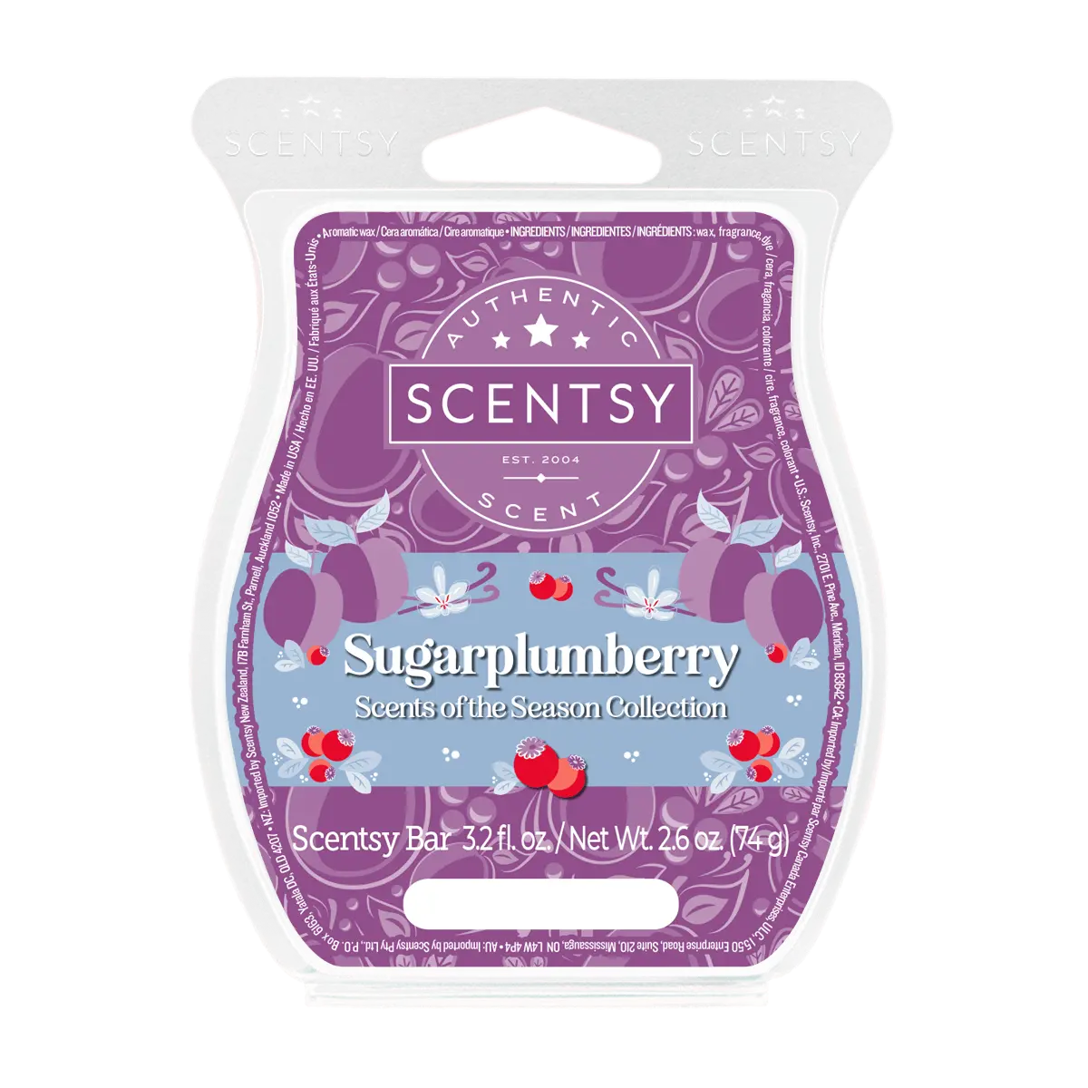 Sugarplumberry Scentsy Bar
