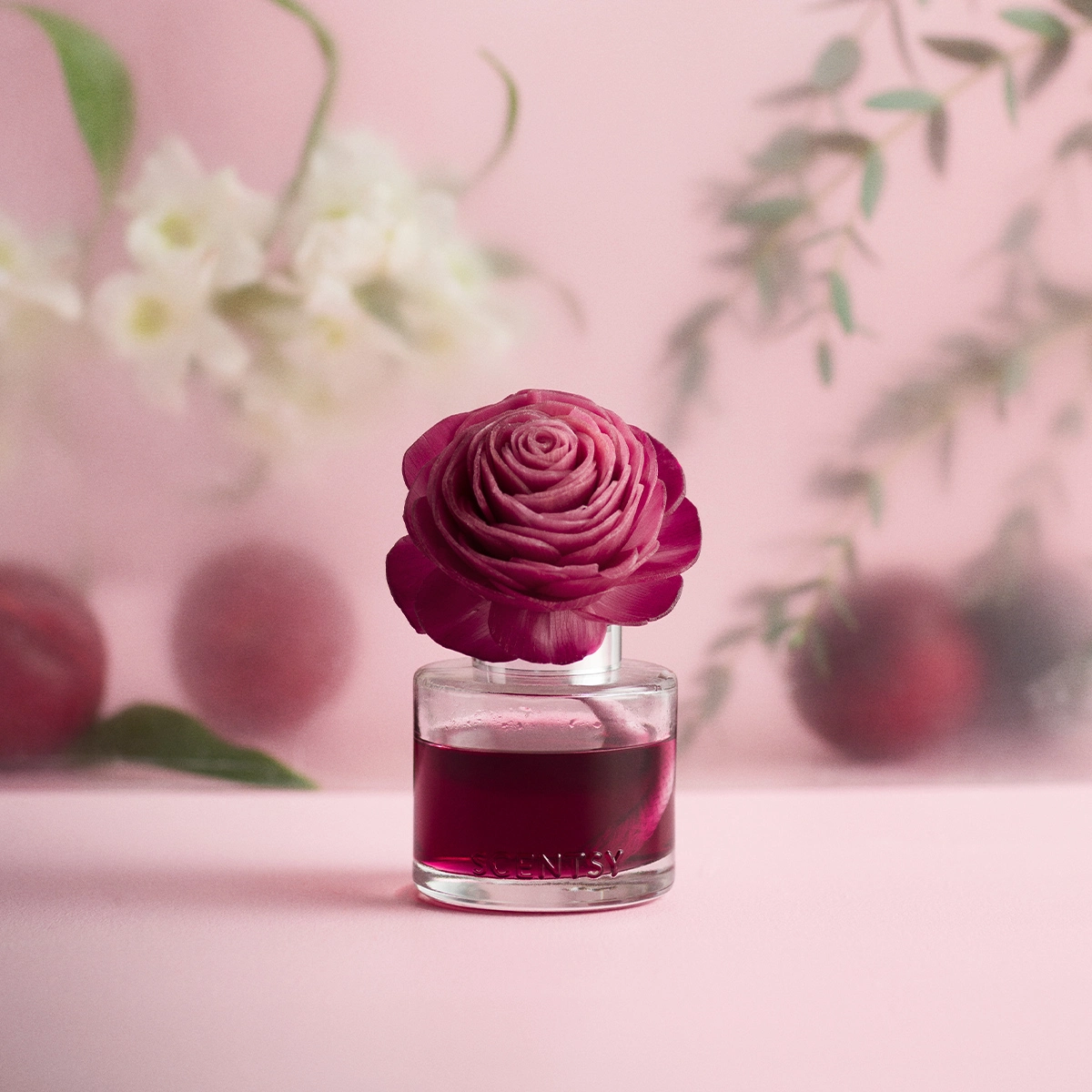 Plum & Vanilla Orchid - Prim Posy Fragrance Flower - Image 2