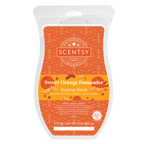 Sweet Orange Pomander Scentsy Brick
