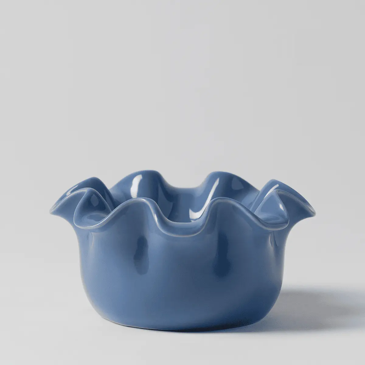 Petite Ruffle – Cerulean Warmer