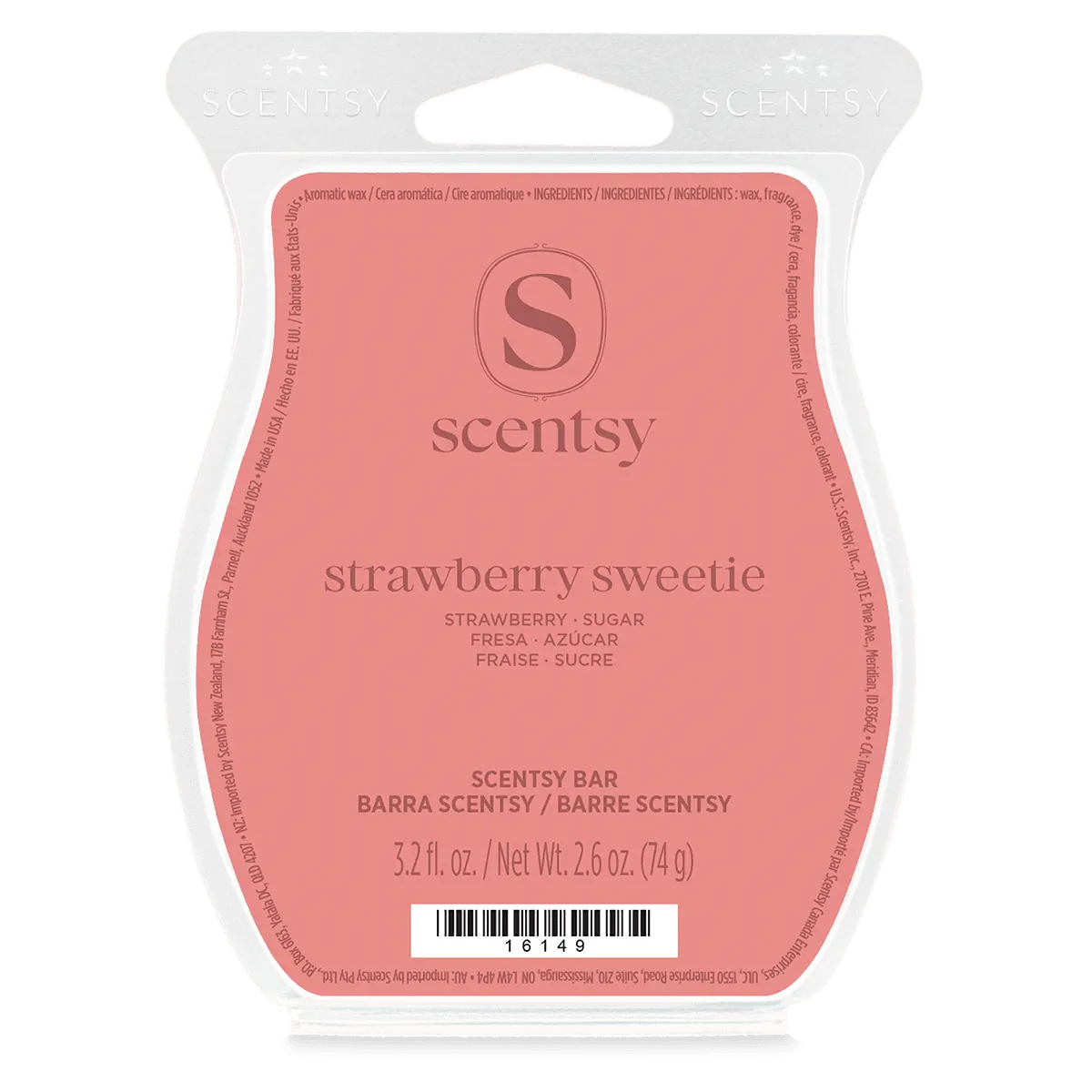 Strawberry Sweetie Scentsy Bar