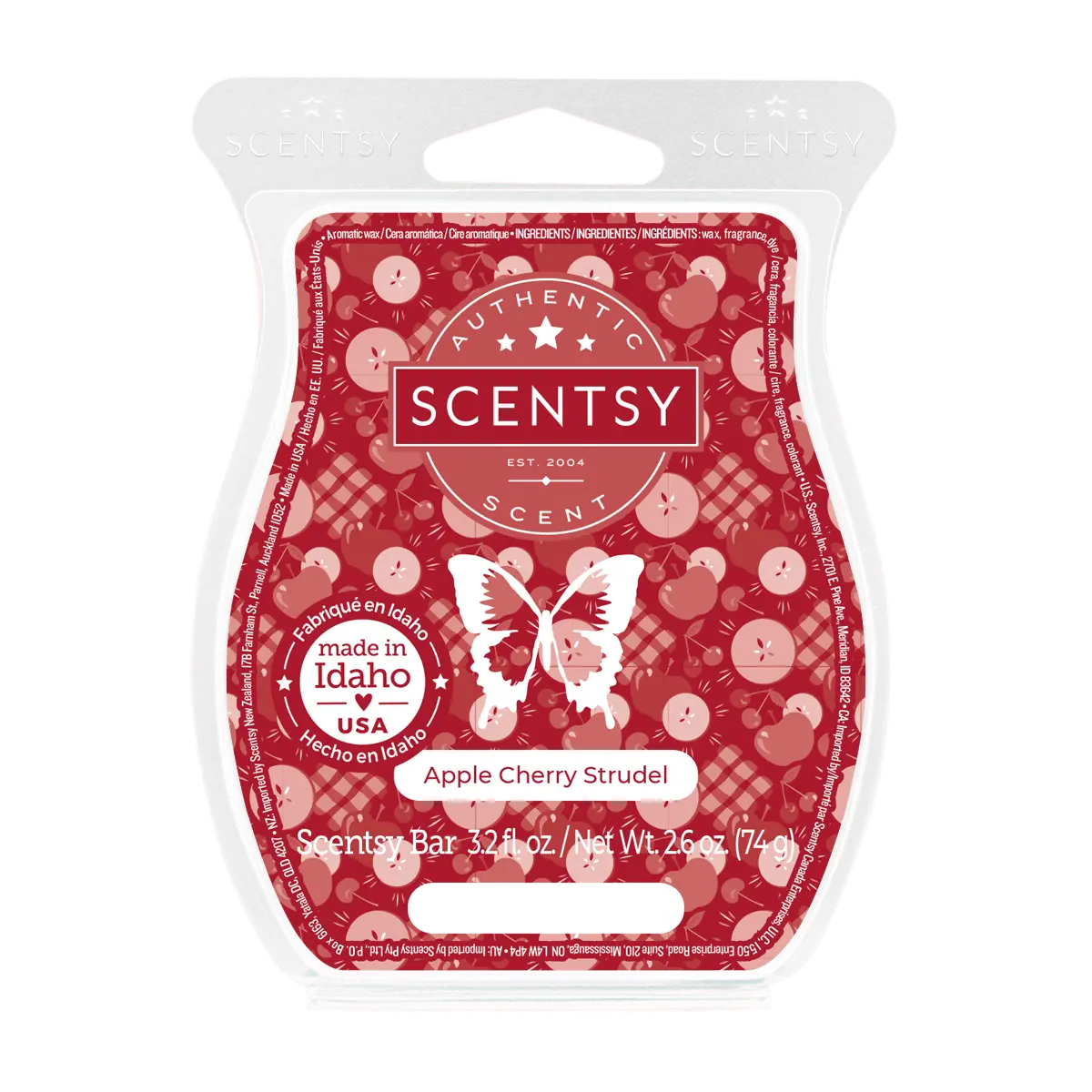 Apple Cherry Strudel Scentsy Bar