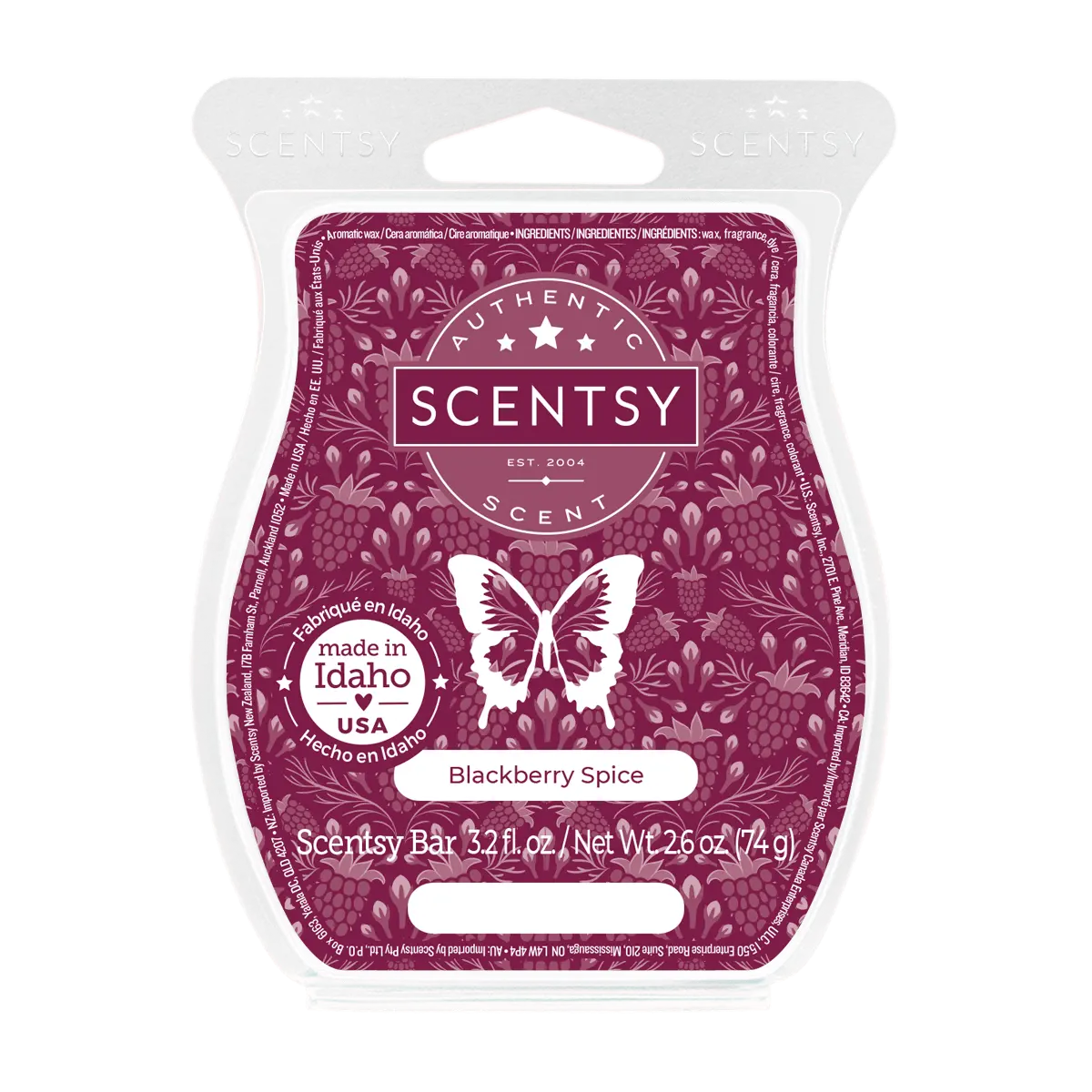 Blackberry Spice Scentsy Bar
