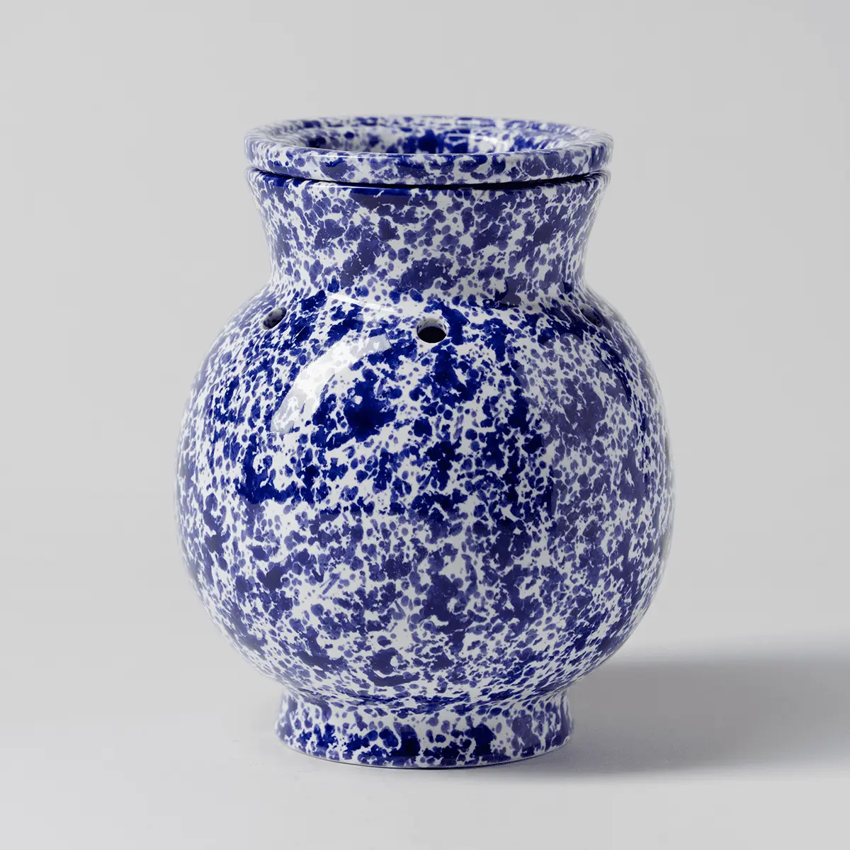 Blue Spongeware Warmer - Image 2