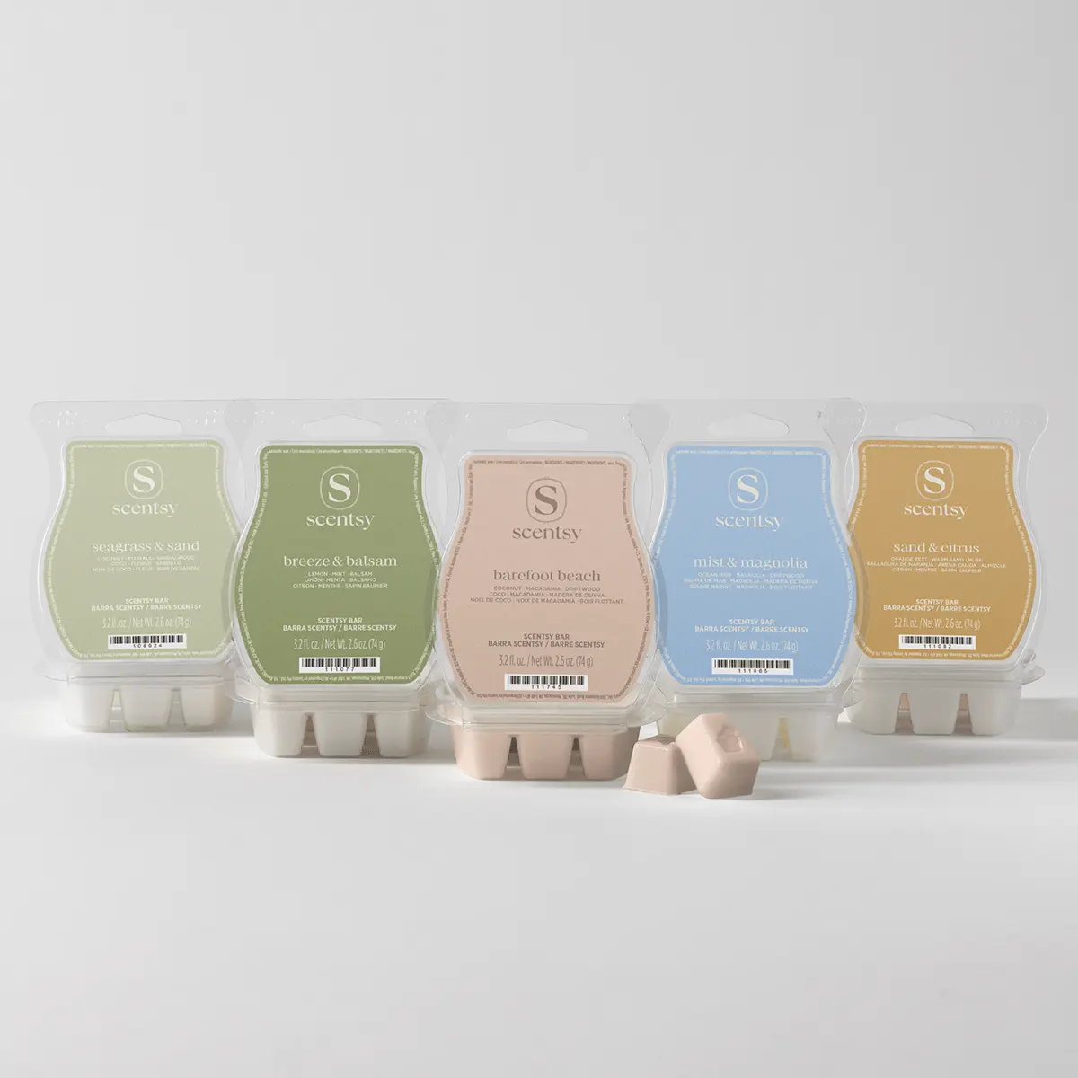 Coastal Scentsy Bar 5-pack
