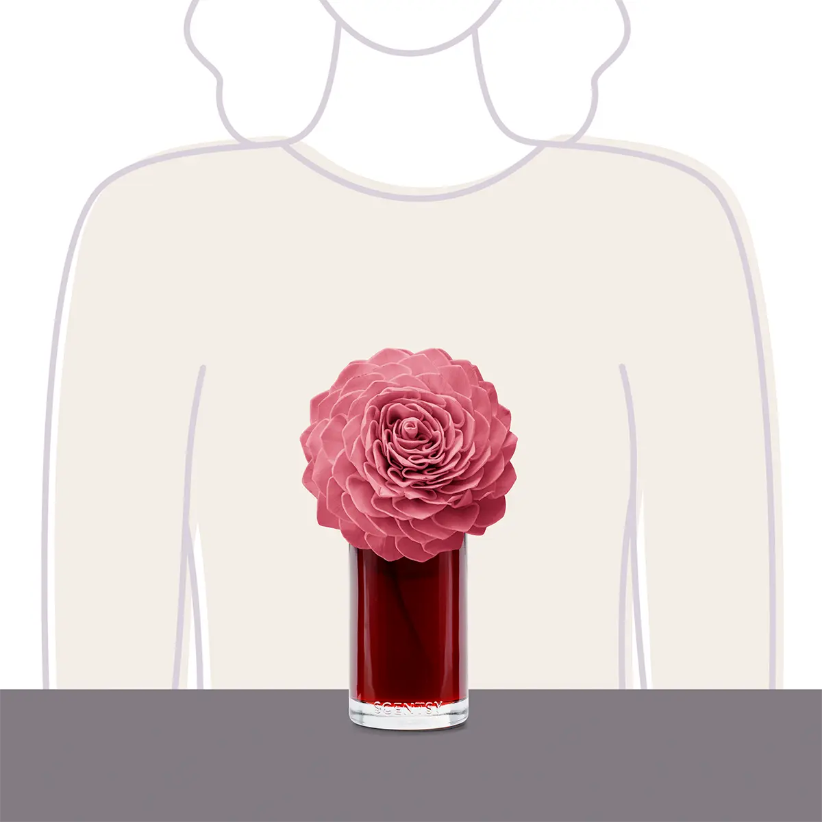 Vanilla Rose — Large Dahlia Darling Fragrance Flower - Image 4