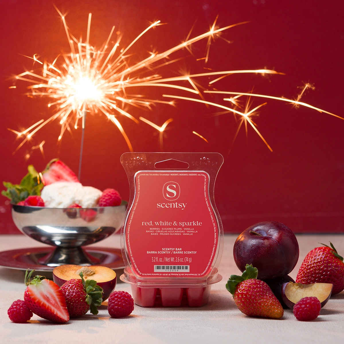 Red, White & Sparkle Scentsy Bar - Image 2