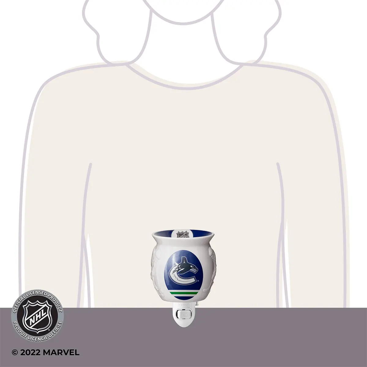 NHL®: Vancouver Canucks ® - Scentsy Mini Warmer - Image 9