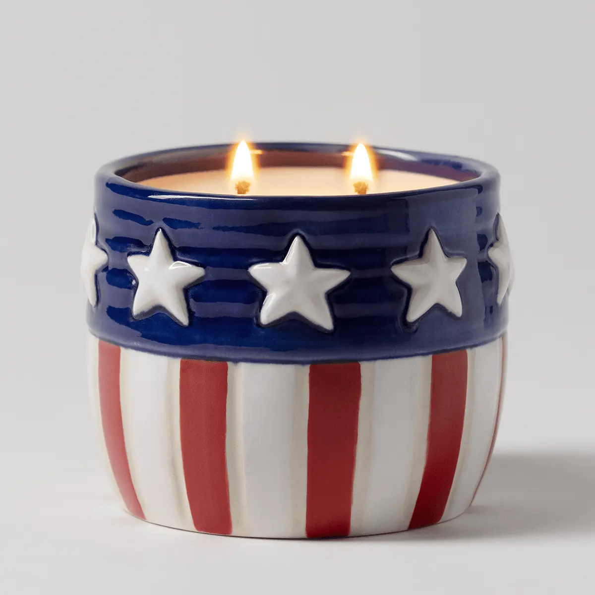 Red, White & Sparkle Scented Candle