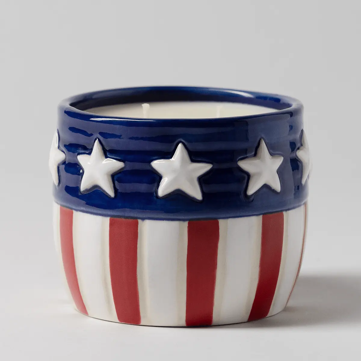 Red, White & Sparkle Scented Candle - Image 2