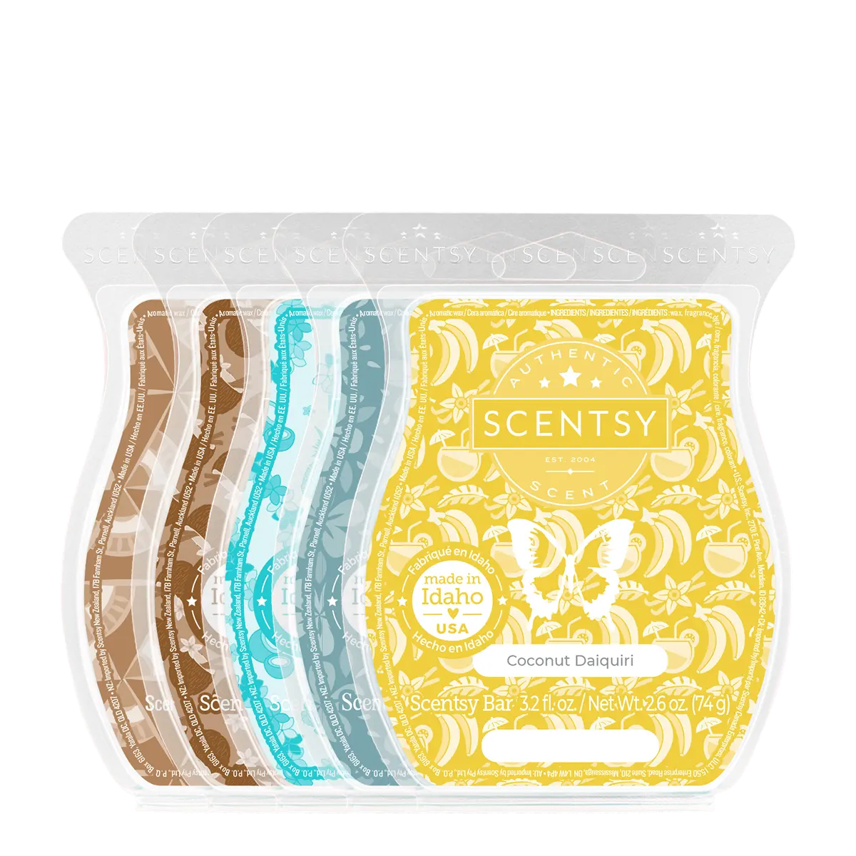 Crazy for Coconut Scentsy Bar 5-pack